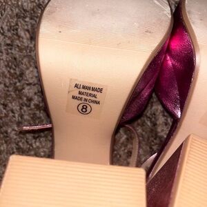 Soda Shiny Pink Heels